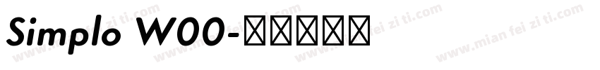 Simplo W00字体转换